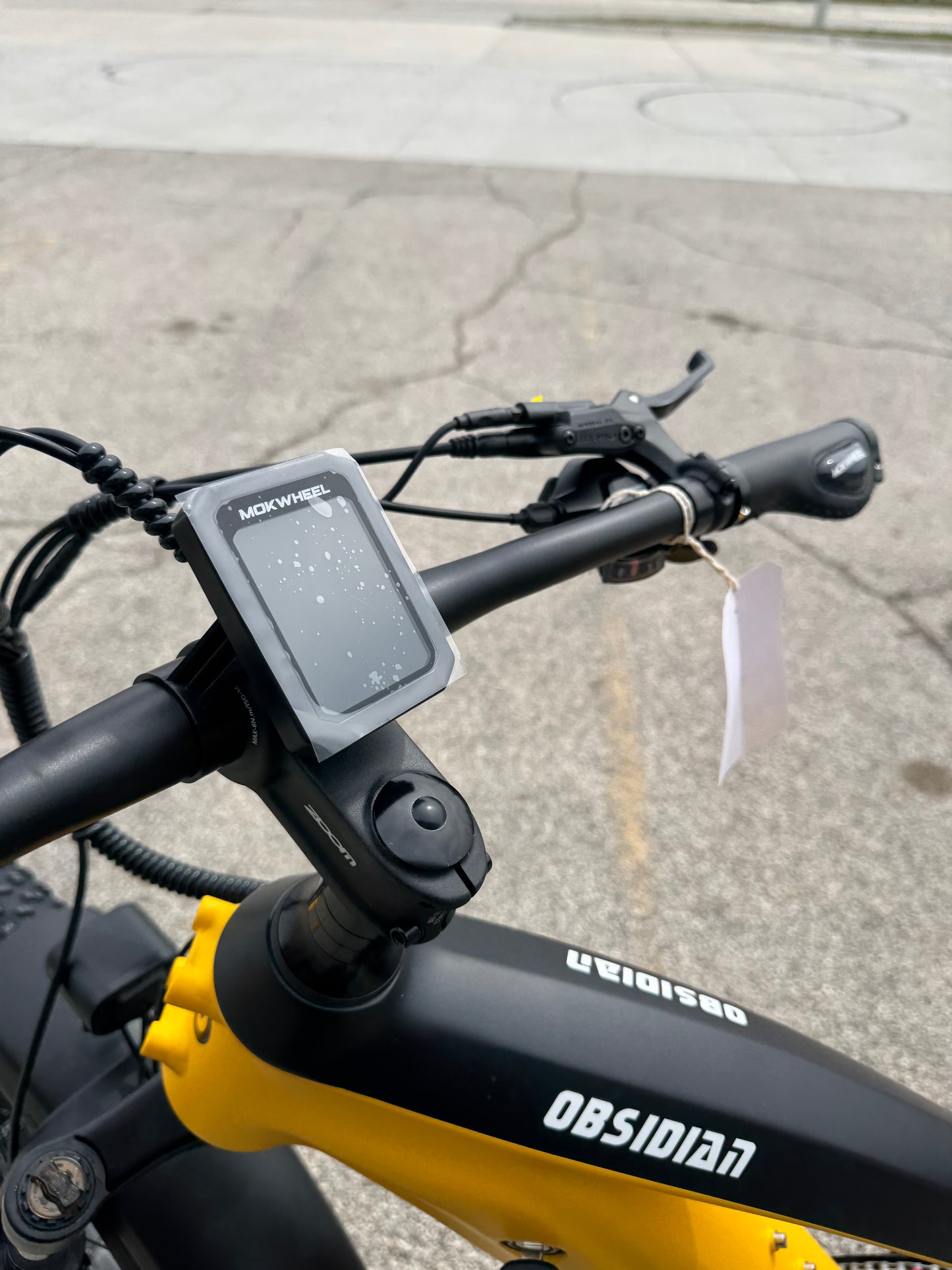 Powerfull Electric Mountain Bike | Mokwheel Obsidian in Black/Yellow