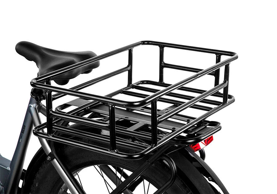 electric bicycle basket Mokwheel Large Rear Basket – Heavy-Duty E-Bike Cargo Carrier