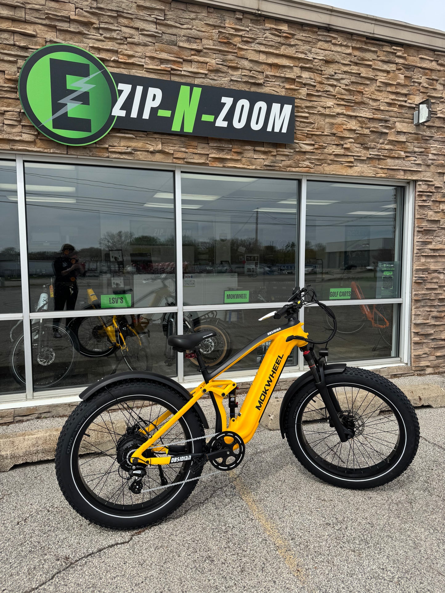 Powerfull Electric Mountain Bike | Mokwheel Obsidian in Black/Yellow