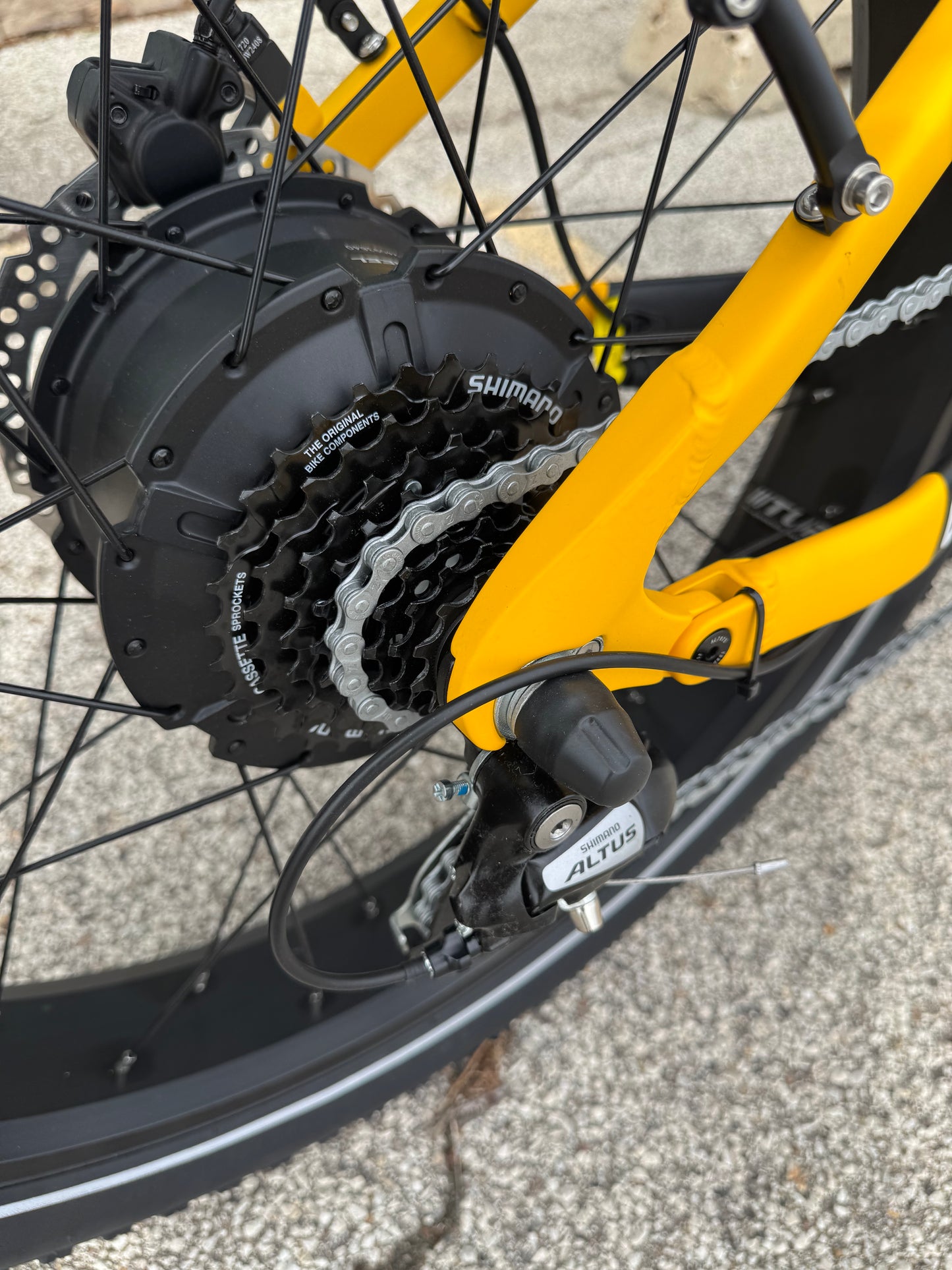 Powerfull Electric Mountain Bike | Mokwheel Obsidian in Black/Yellow