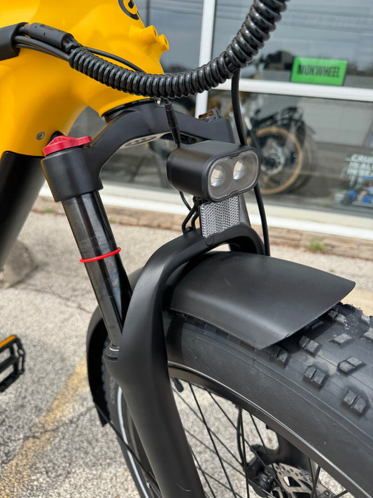 Powerfull Electric Mountain Bike | Mokwheel Obsidian in Black/Yellow