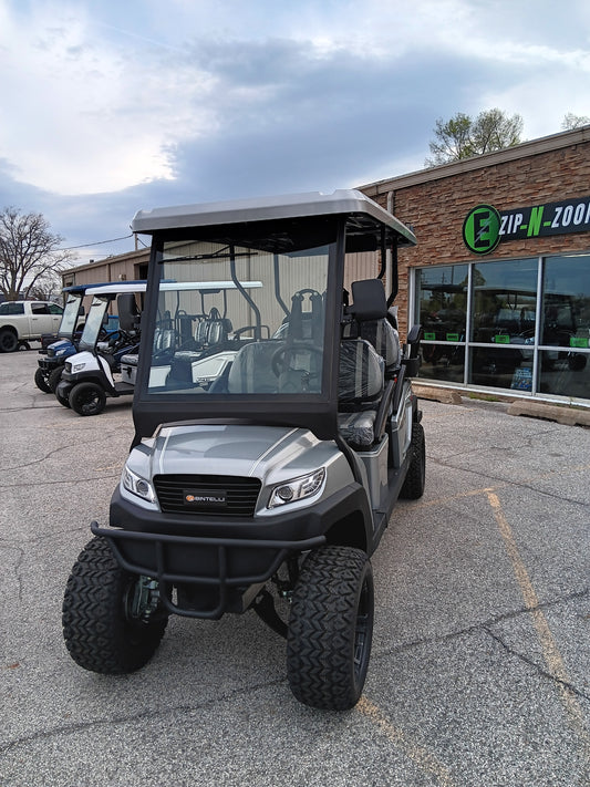 Bintelli | 6-Seater Lifted Electric Golf Cart Grey