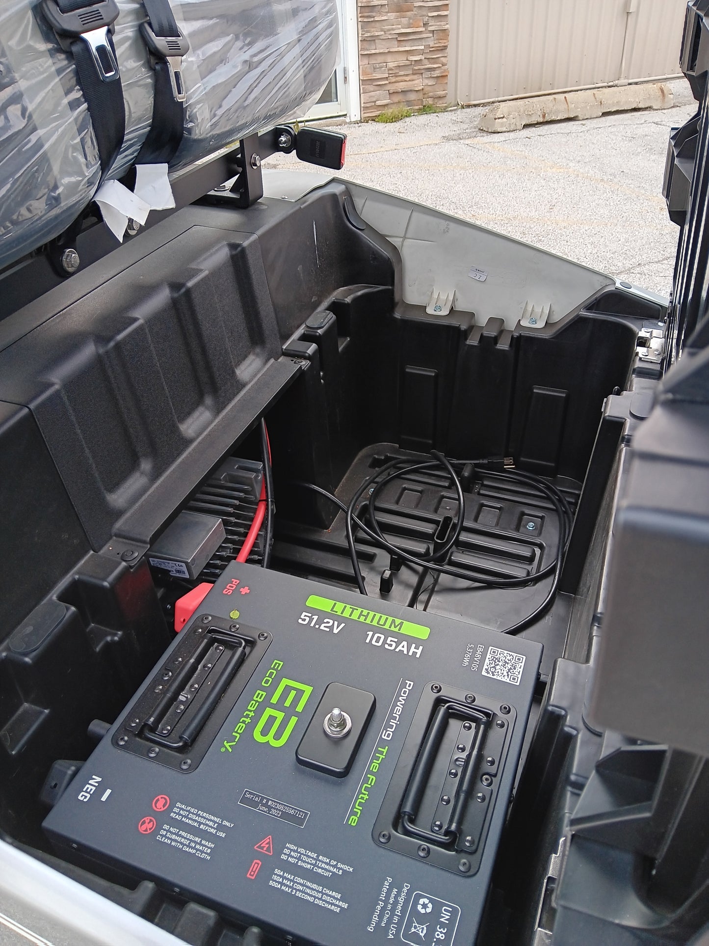 Bintelli | 6-Seater Lifted Electric Golf Cart Grey