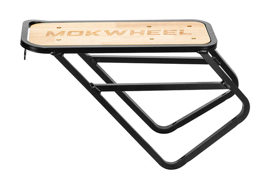 Mokwheel Obsidian Rear Rack – Heavy-Duty Cargo Carrier for E-Bike Commuting & Adventure