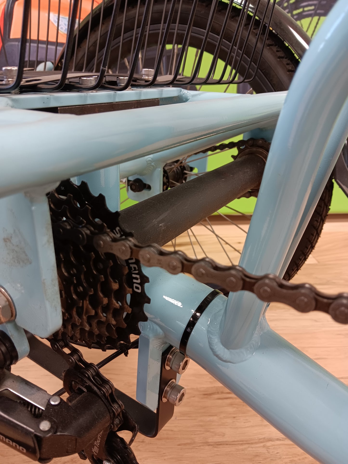 Bintelli Trio Trike in Blue | Swivel Axle Allows you to lean into the turn | On Clearance Sale