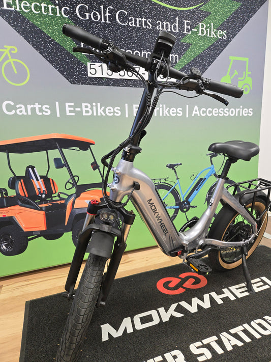 Electric Folding Bike | Mokwheel Slate E-Bike Platinum