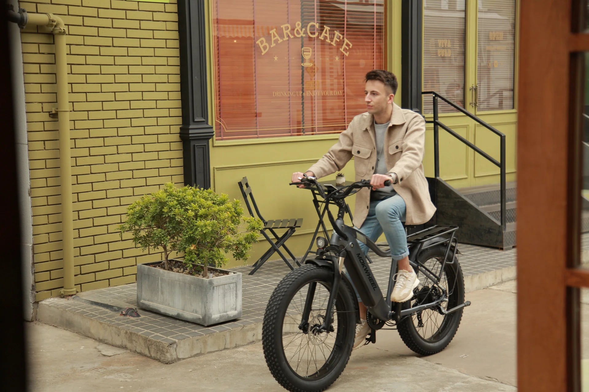 Man riding Tor Plus