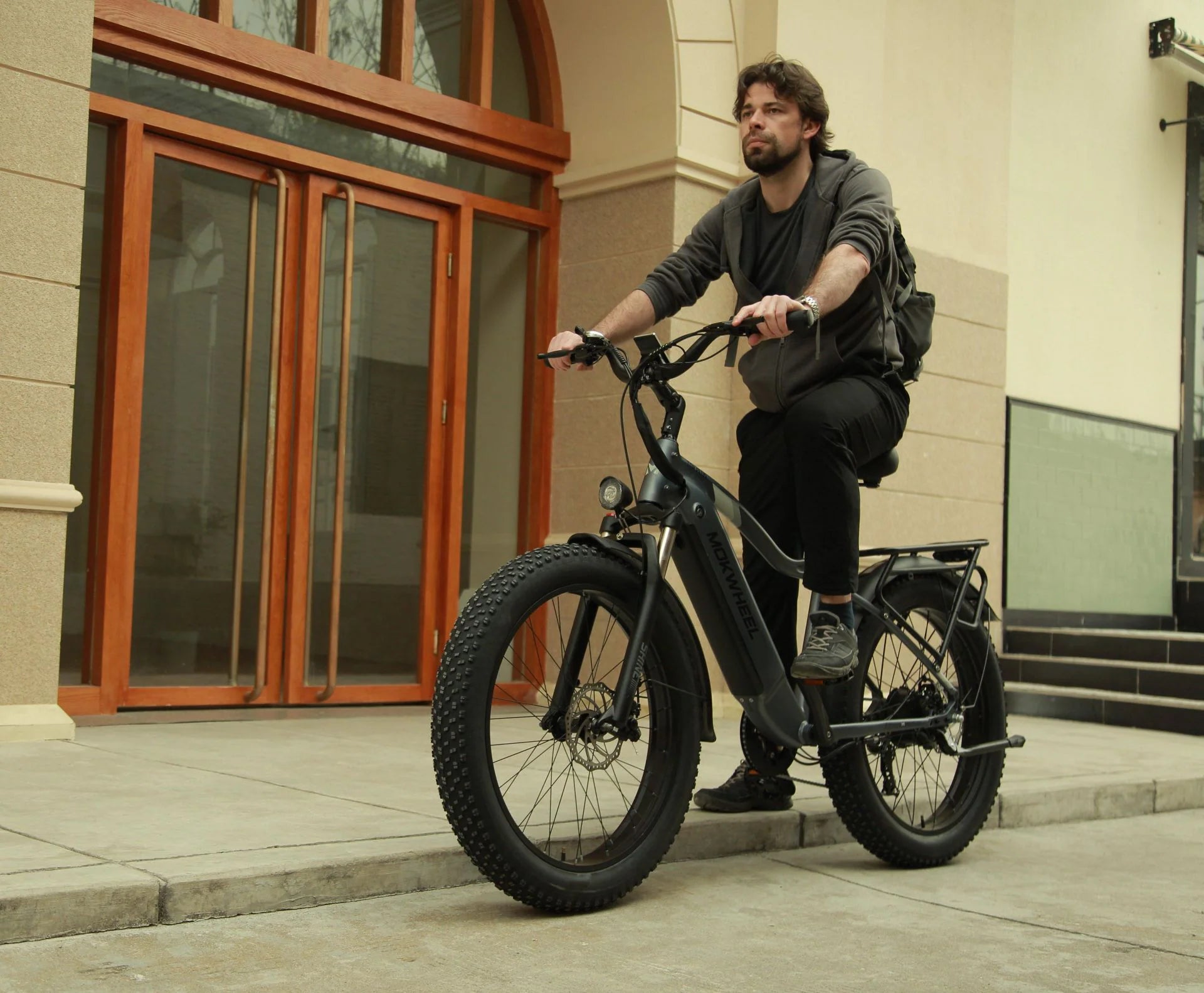 Man riding Tor Plus