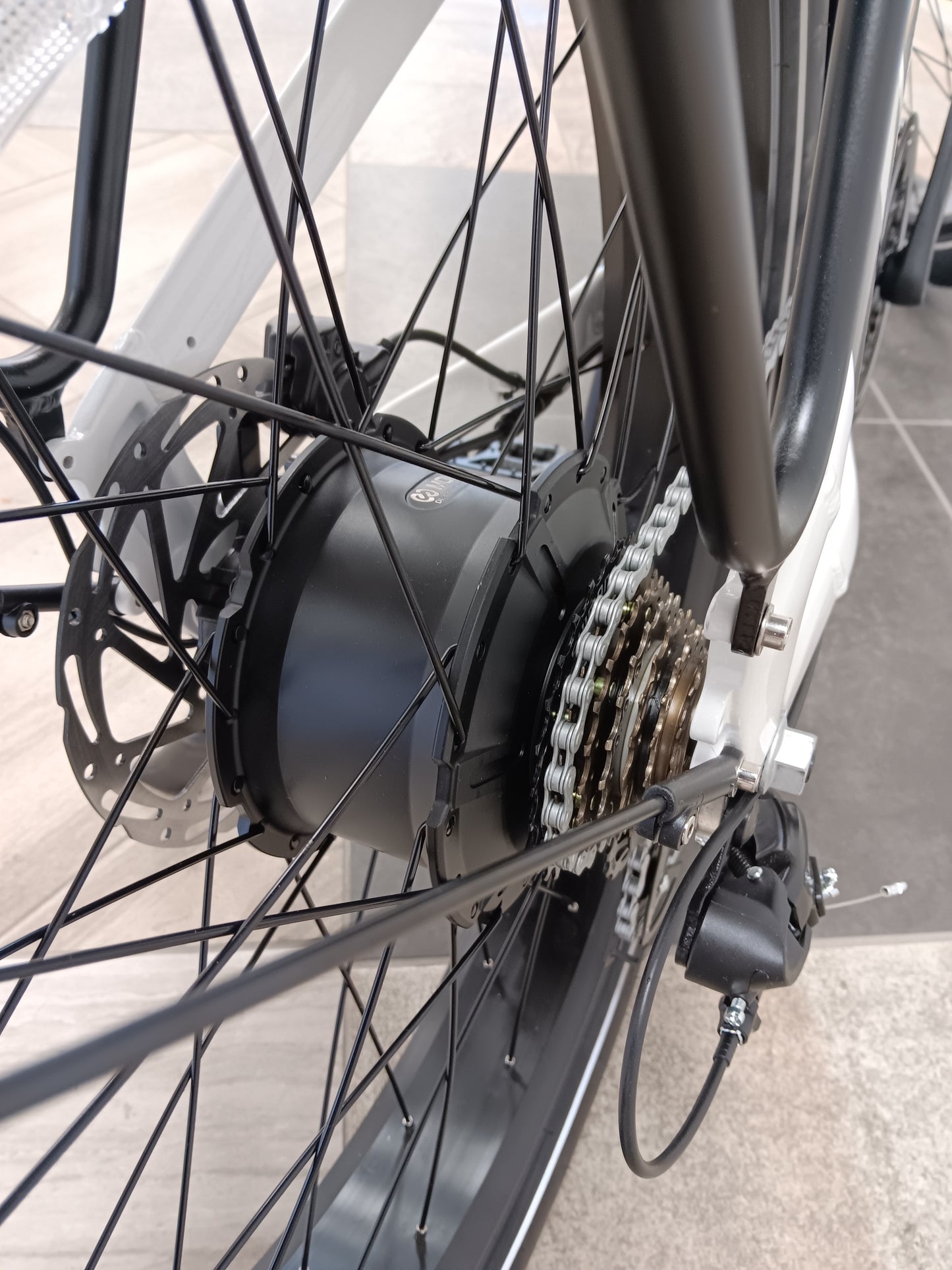 Electric ST Mountain Bike | Mokwheel Basalt Step Through 2.0 White