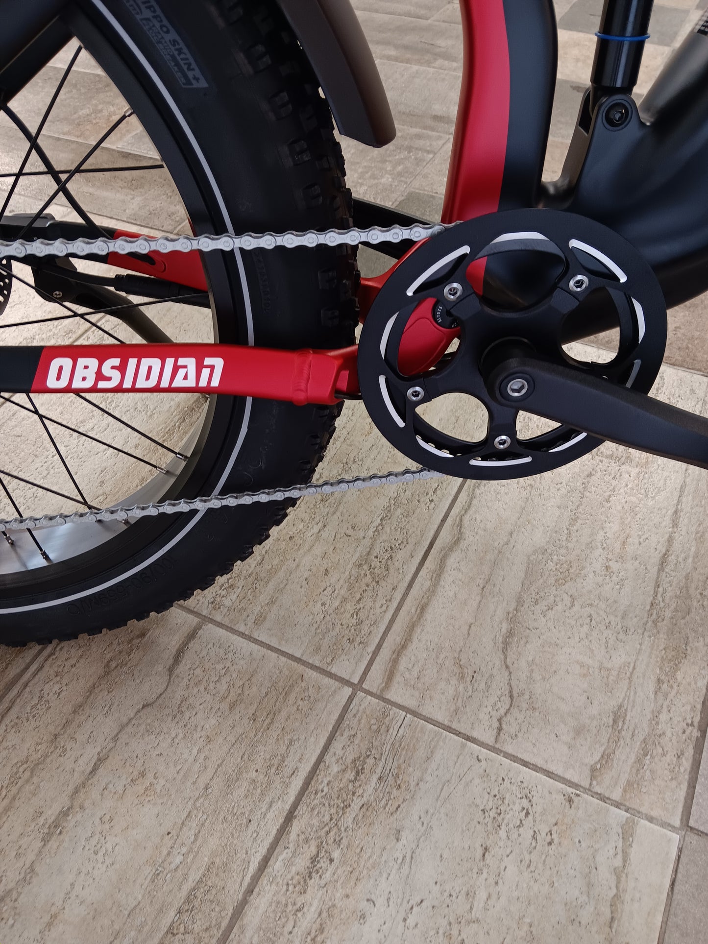 Powerfull Electric Mountain Bike | Mokwheel Obsidian in Black/Red