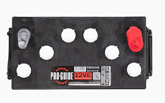 Pro-Guide PGD12 | Flooded Deep Cycle Golf Cart Battery | 12 Volts