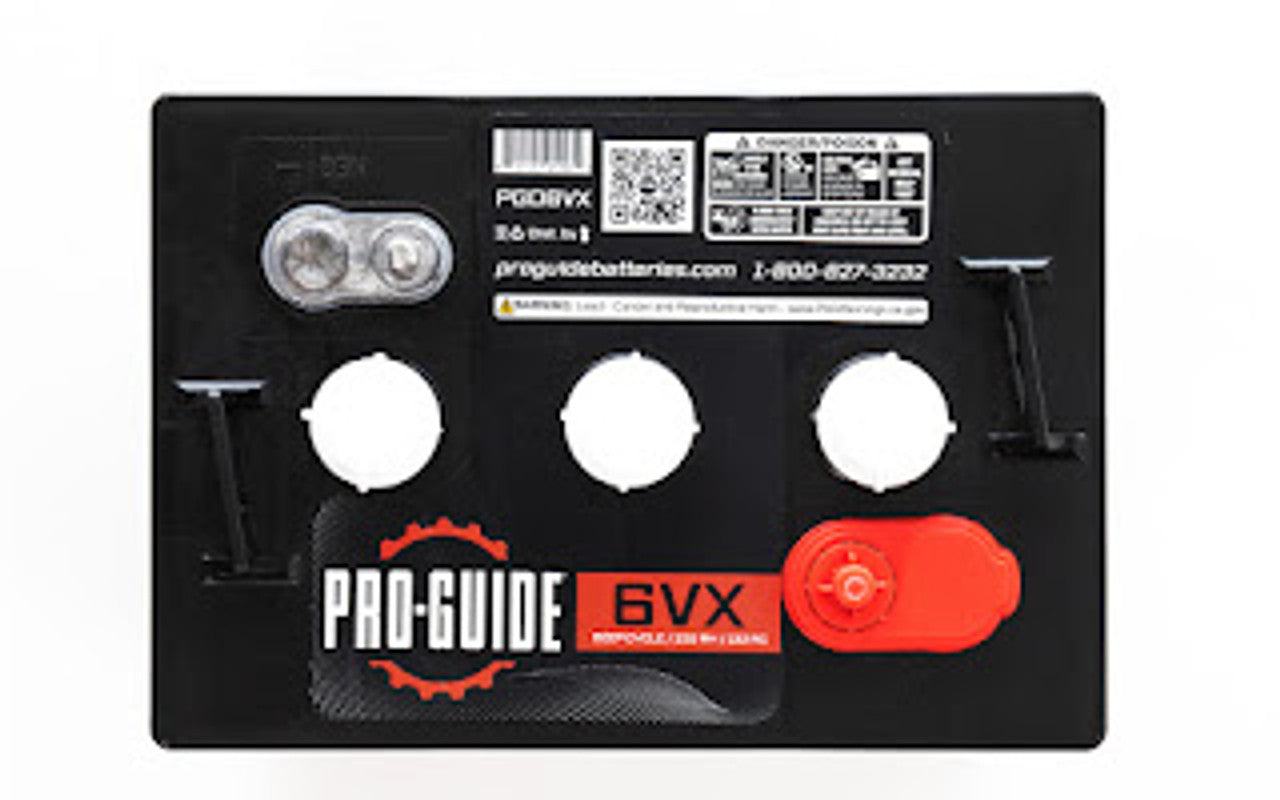 Pro-Guide PGD6 | Flooded Deep Cycle Golf Cart Battery | 6 Volts