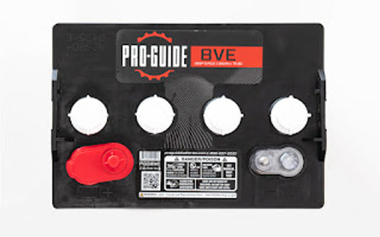 Pro-Guide PGD8 | Flooded Deep Cycle Golf Cart Battery | 8 Volts