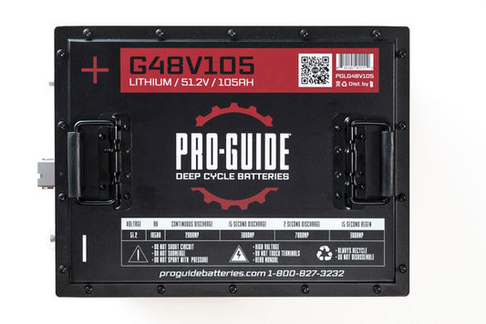 Pro-Guide G48V105 Lithium Golf Bundle | For Ez-Go, Club Car, or Yamaha 48 Volt Golf Carts