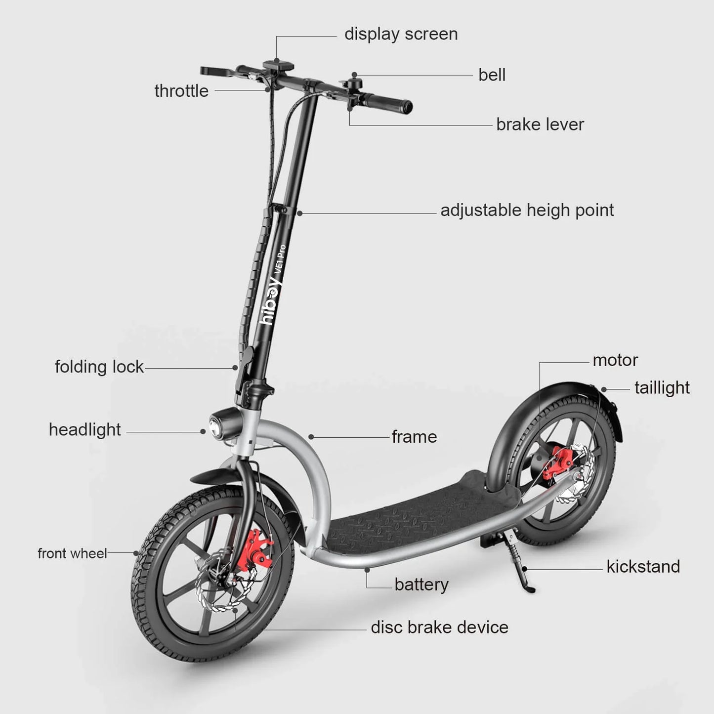 Hiboy VE1 Pro Electric Scooter – High-Performance Riding in Des Moines