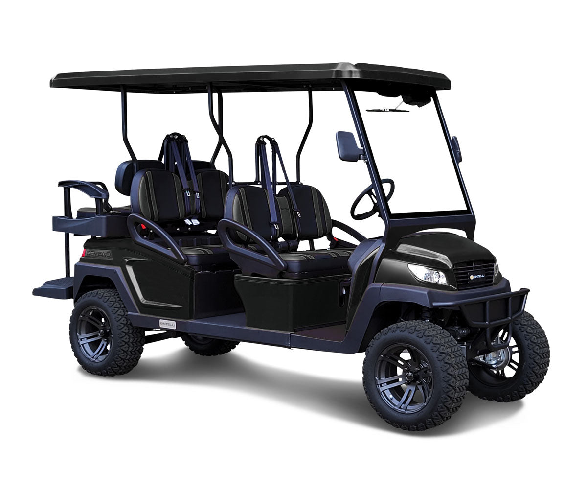 Bintelli | 6-Seater Lifted Electric Golf Cart | Lithium Battery