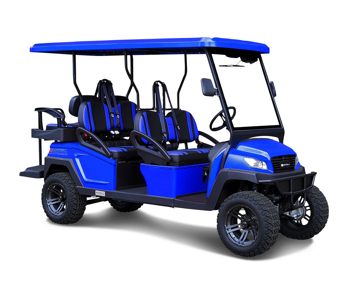 Bintelli | 6-Seater Lifted Electric Golf Cart | Lithium Battery