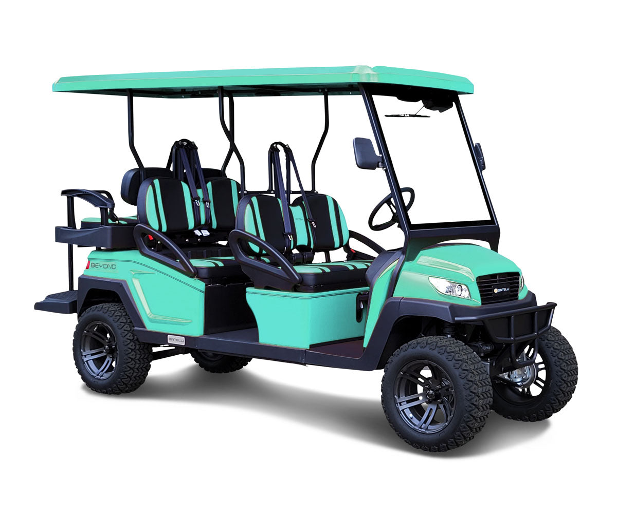 Bintelli | 6-Seater Lifted Electric Golf Cart | Lithium Battery