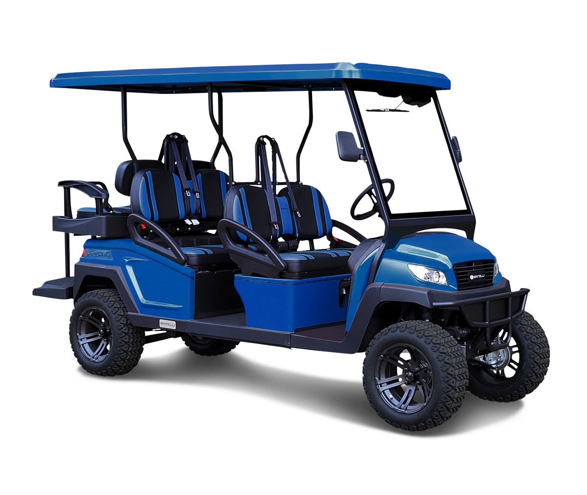 Bintelli | 6-Seater Lifted Electric Golf Cart | Lithium Battery