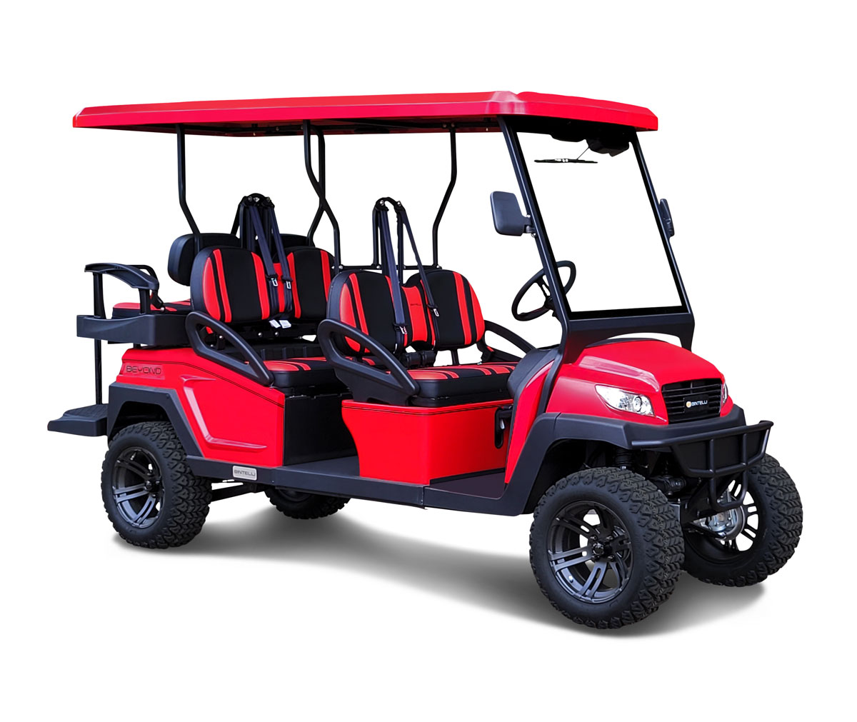 Bintelli | 6-Seater Lifted Electric Golf Cart | Lithium Battery