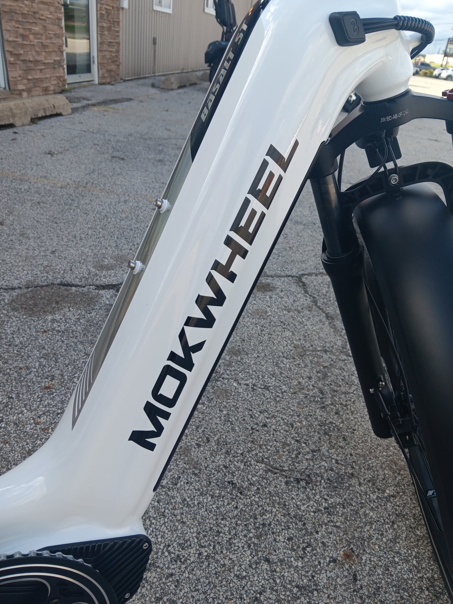 Electric ST Mountain Bike | Mokwheel Basalt Step Through 2.0 White