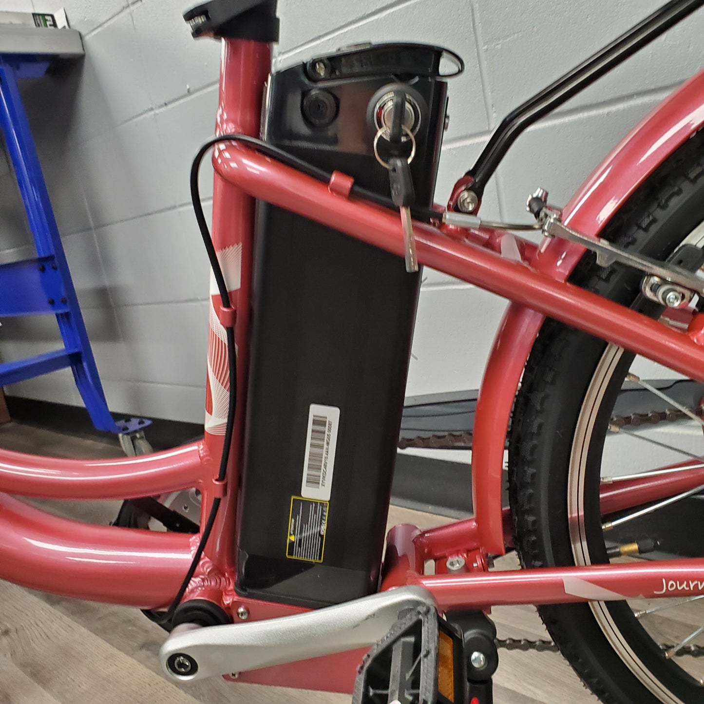 Step Through Electric Bike | Bintelli Journey Watermelon