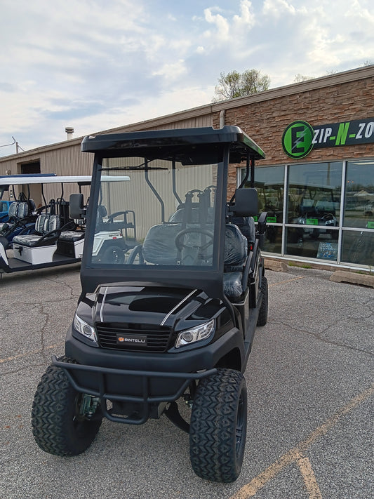 Bintelli | 6-Seater Lifted Electric Golf Cart Black