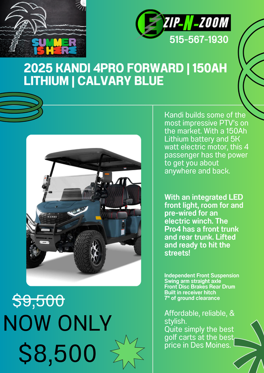 Kandi 4PF | 4-Person Lifted in Calvary Blue