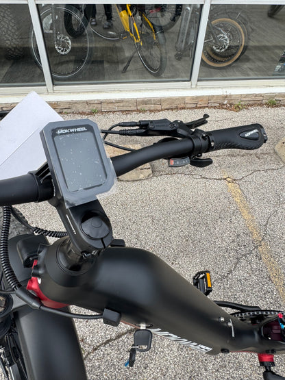 Powerful Electric Mountain Bike | Mokwheel Obsidian ST in Red/Black