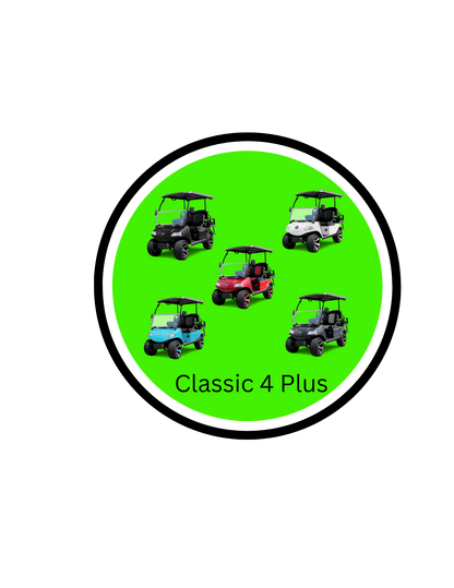 Evolution Classic 4 Plus | 4 Person Electric LSV Golf Cart