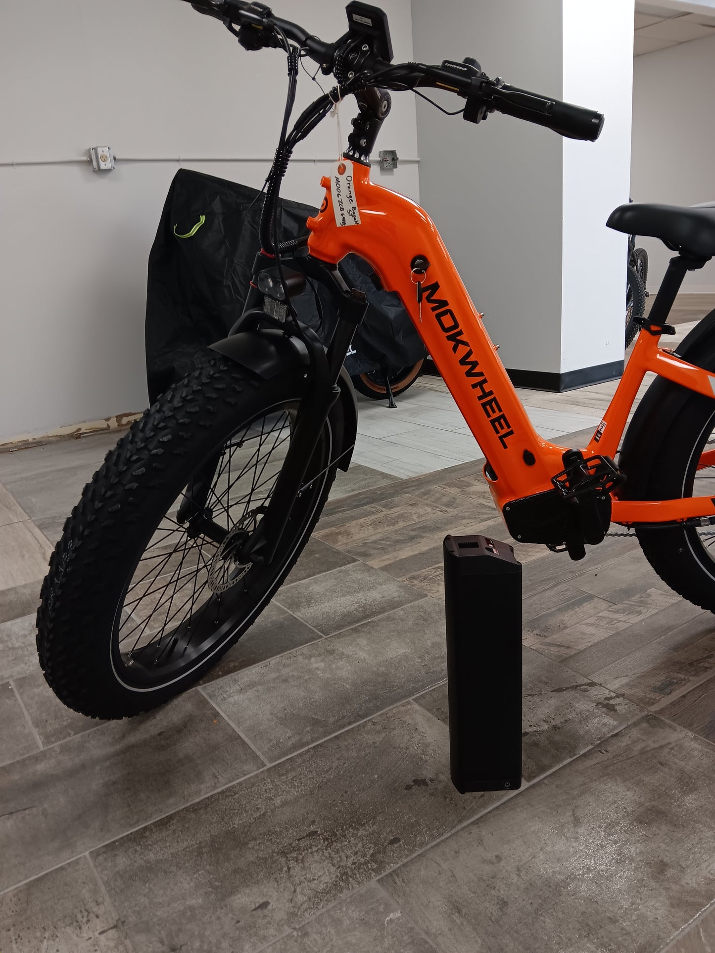 Electric ST Mountain Bike | Mokwheel Basalt Step Through Orange