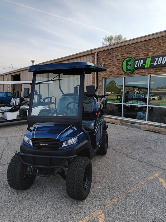 Bintelli | 4-Seater Lifted Electric Golf Cart Blue