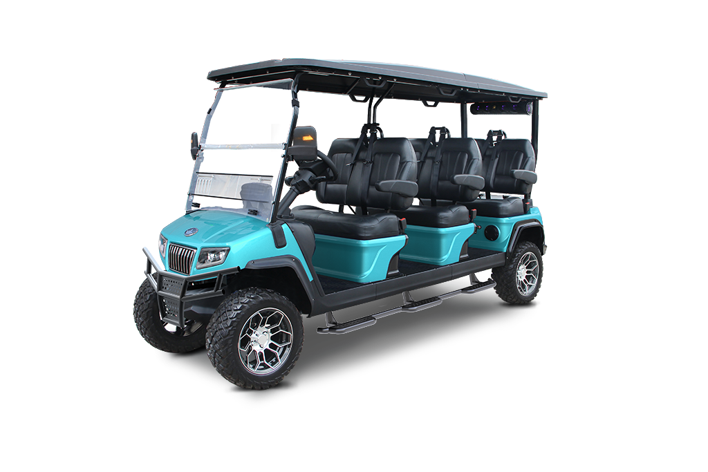 D5-Maverick 6 | 6 Person Lifted Electric Golf Cart