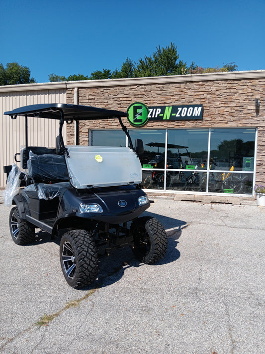 Forester 4 | 4-Person Lifted Golf Cart in Grey