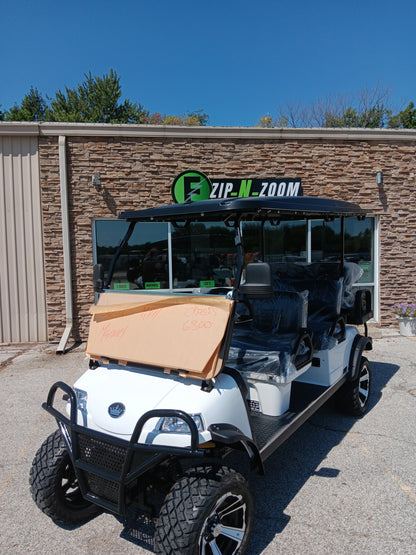 Forester 6 | 6-Person Lifted Golf Cart in White