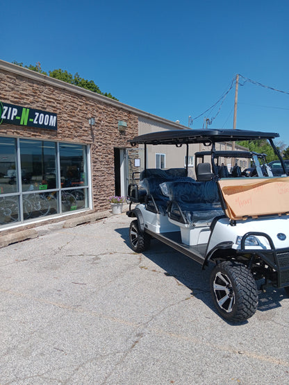 Forester 6 | 6-Person Lifted Golf Cart in White