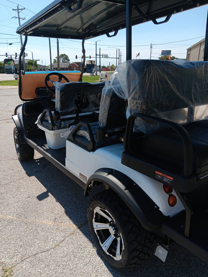 Forester 6 | 6-Person Lifted Golf Cart in White