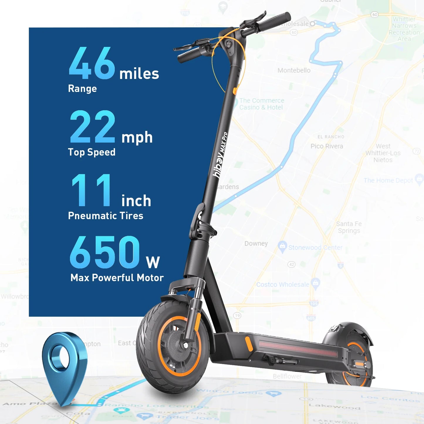 Hiboy S2 Max Pro Electric Scooter – Ultra Durability for all Terrains