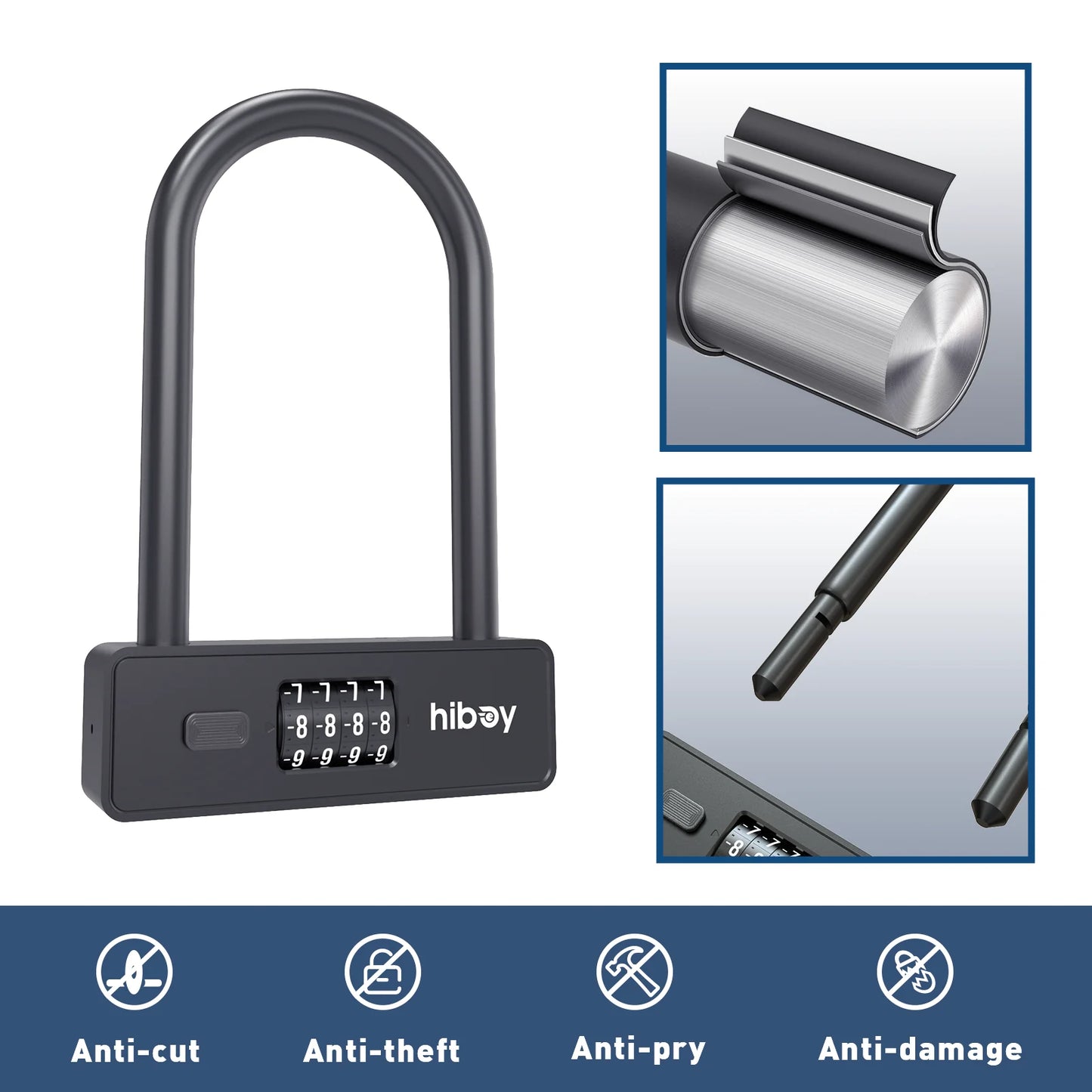 Hiboy Scooter U-Lock | Stronger, harder, and more secure than ever before!