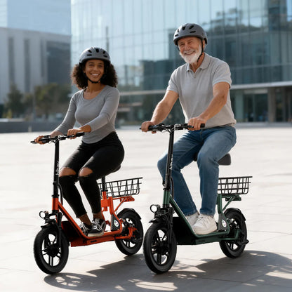 Hiboy Q2 Electric Scooter with 14" Fat Tires - Dual Suspension!