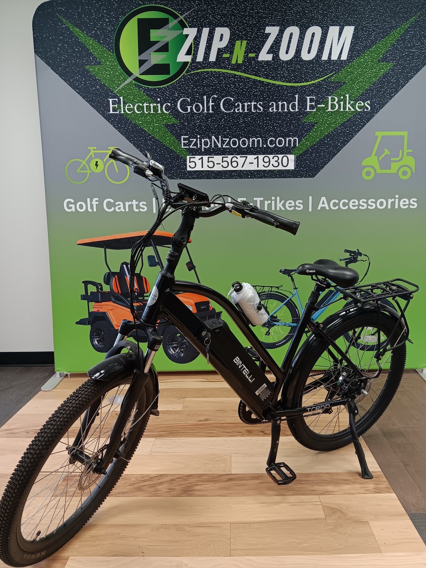 Bintelli Trend Electric Bike Black - Clearance SALE Item!