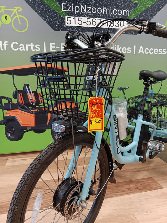 Bintelli E-Trike Trio in Sky Blue | Now on Clearance Sale