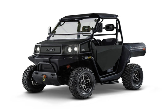 Kandi Cowboy eUTV | All Wheel Drive - Electric Dump Box - Matte Black