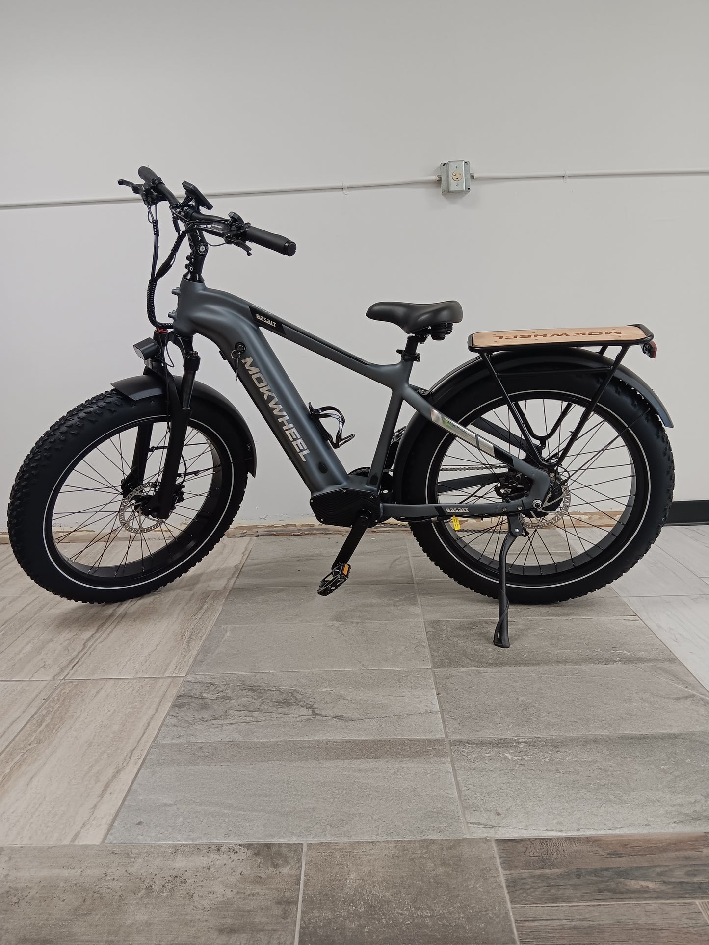 Electric Fat Tire Bike | Mokwheel Basalt Grey