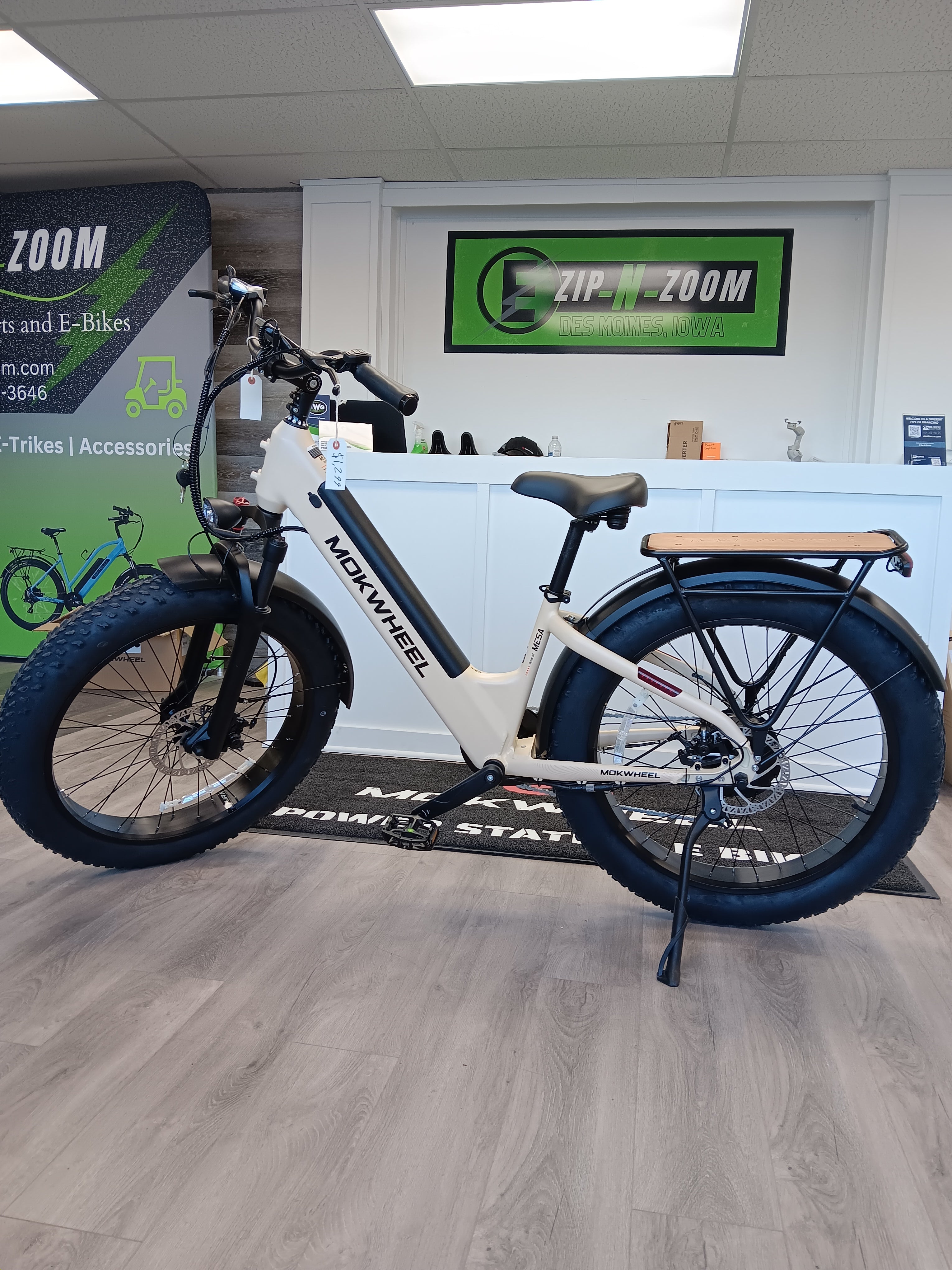 Electric Trail Bike | Mokwheel Mesa Plus ST Tan – E Zip-N-Zoom