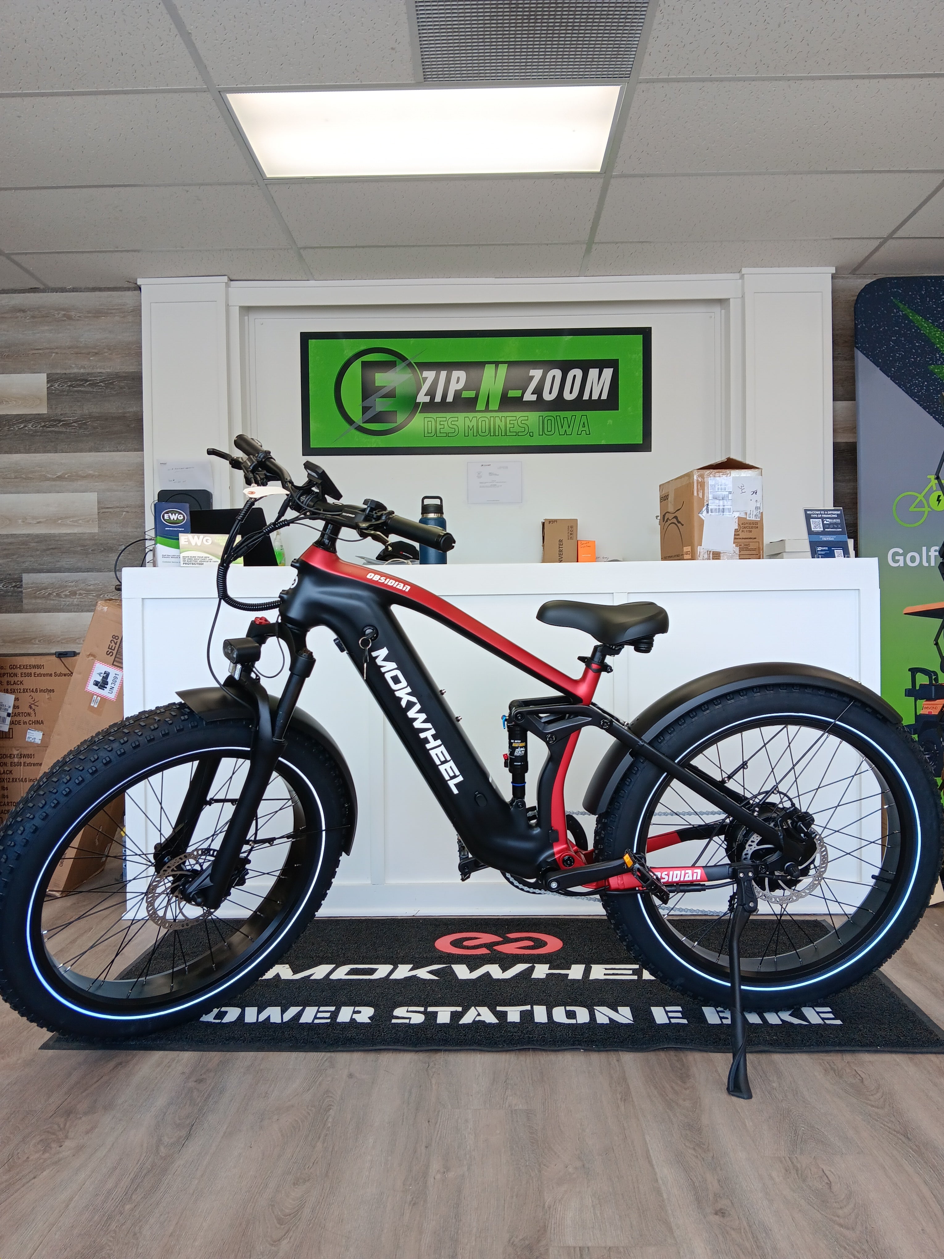 Full Suspension Mountain E-Bike | Mokwheel Obsidian in Des Moines! – E ...