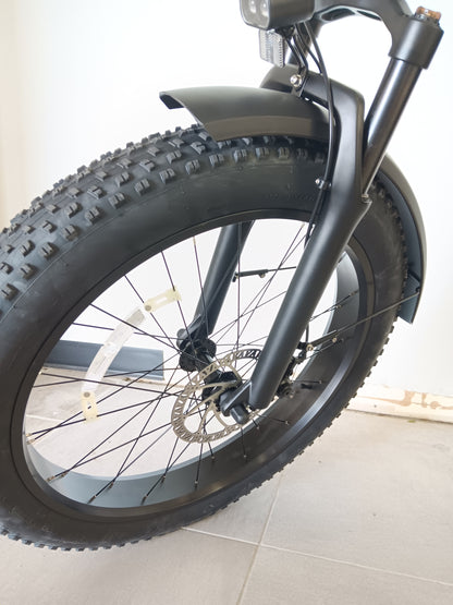 Affordable Electric Fat Tire Bike | Mokwheel Tor Plus Grey