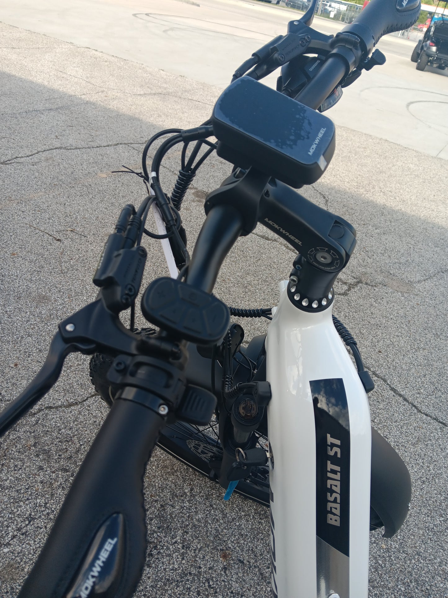 Electric ST Mountain Bike | Mokwheel Basalt Step Through 2.0 White