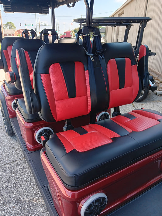 Evolution Ranger D-5 6 PLUS Red Golf Cart | EzipNzoom Des Moines IA