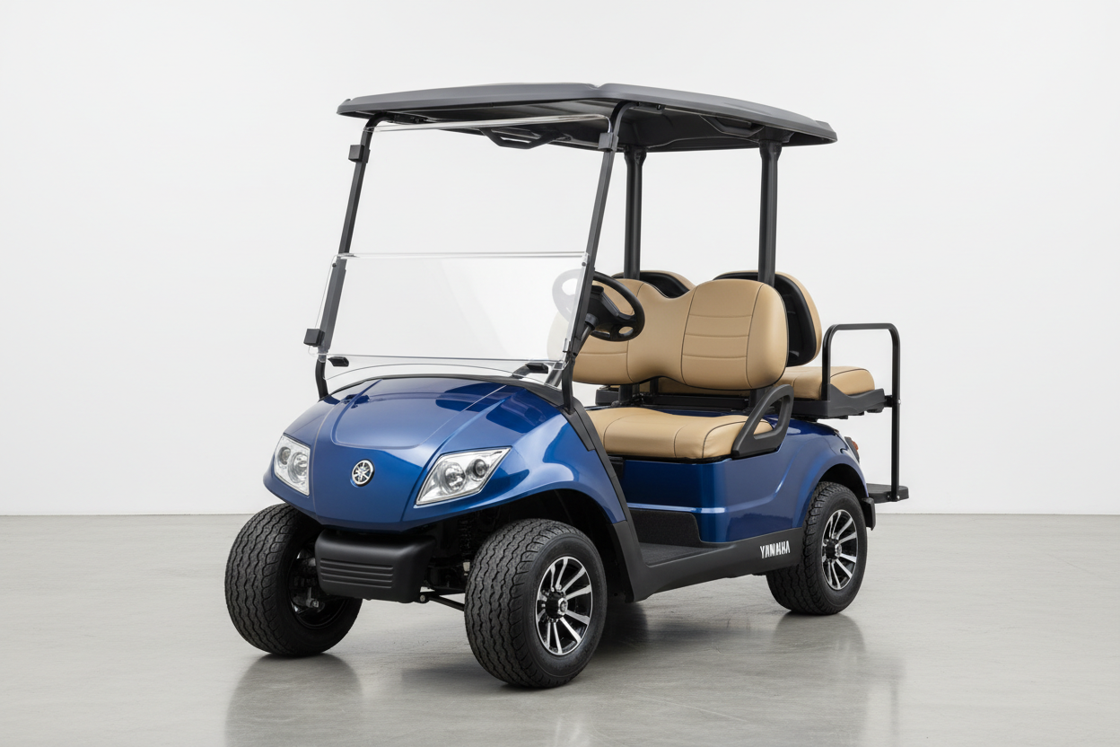 Yamaha golf cart with rear seat